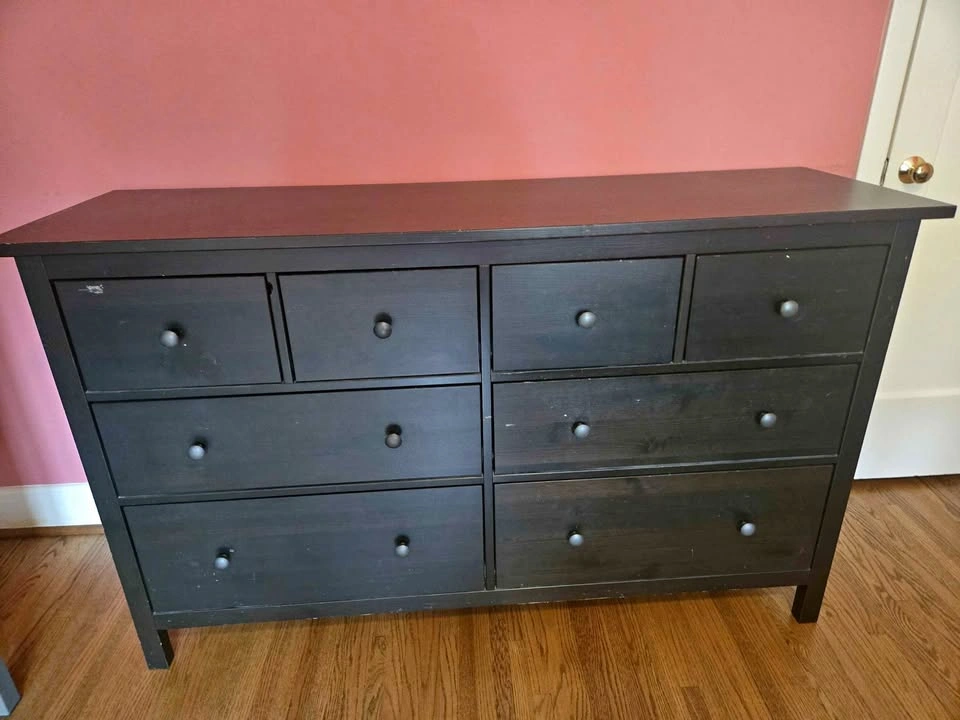 IKEA HEMNES 8-Drawer Dresser - Dark Brown