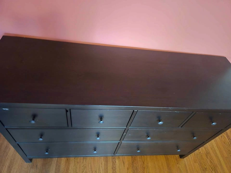 IKEA HEMNES 8-Drawer Dresser - Dark Brown - photo 4