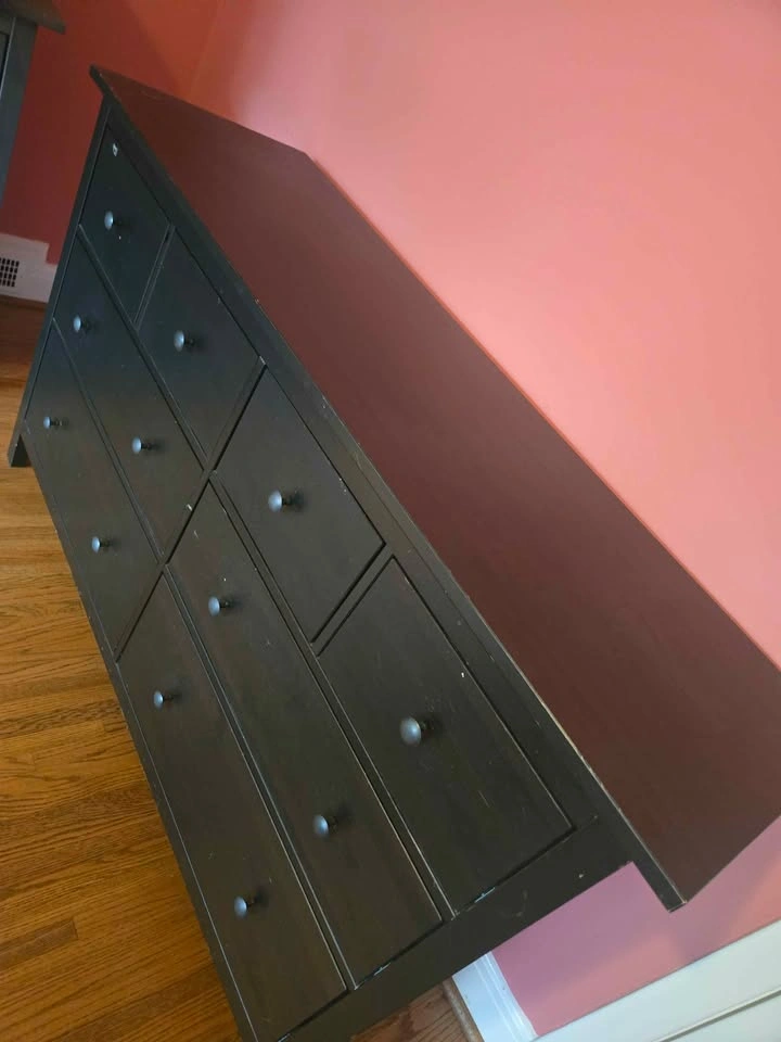 IKEA HEMNES 8-Drawer Dresser - Dark Brown - photo 5