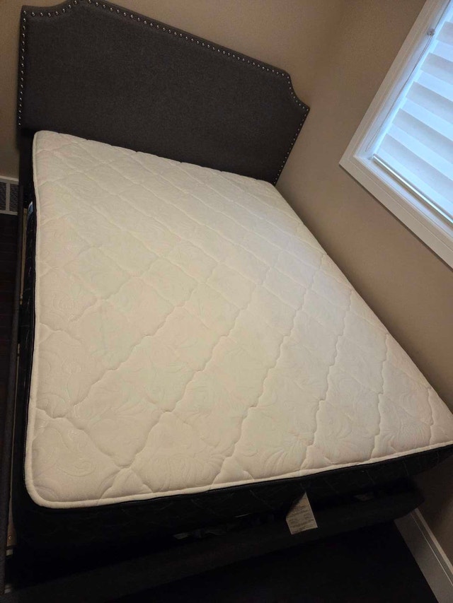 Beautyrest Queen Bed and Headboard