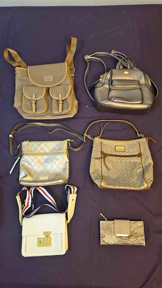 Designer Bag & Wallet Bundle - 6 Items