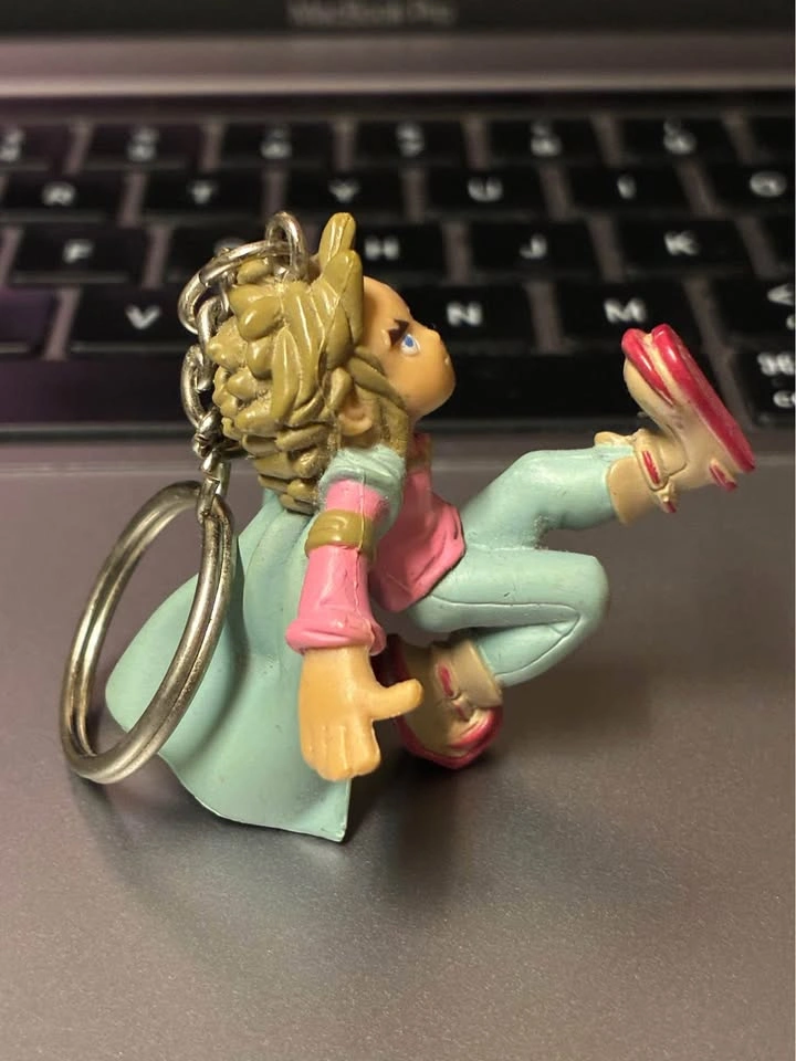 ⚽️ Unknown Vintage Manga Character Keychain - photo 4