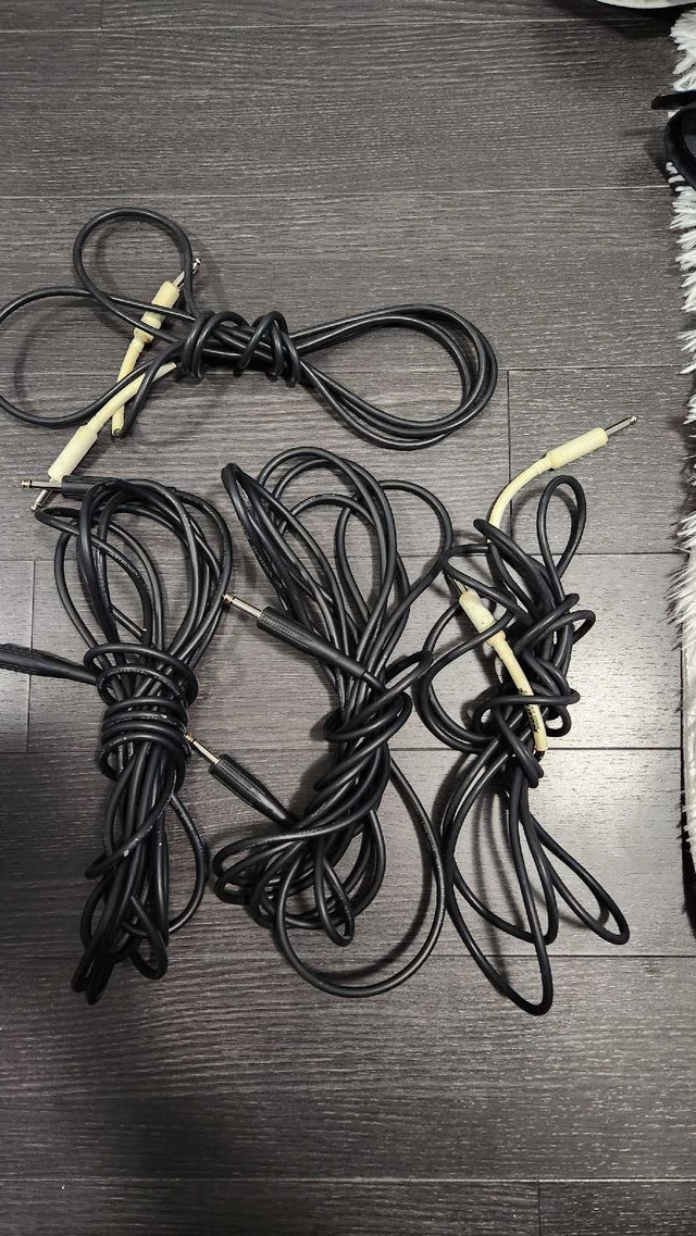 Instrument Cables - Professional Low Noise (Lot of 4)