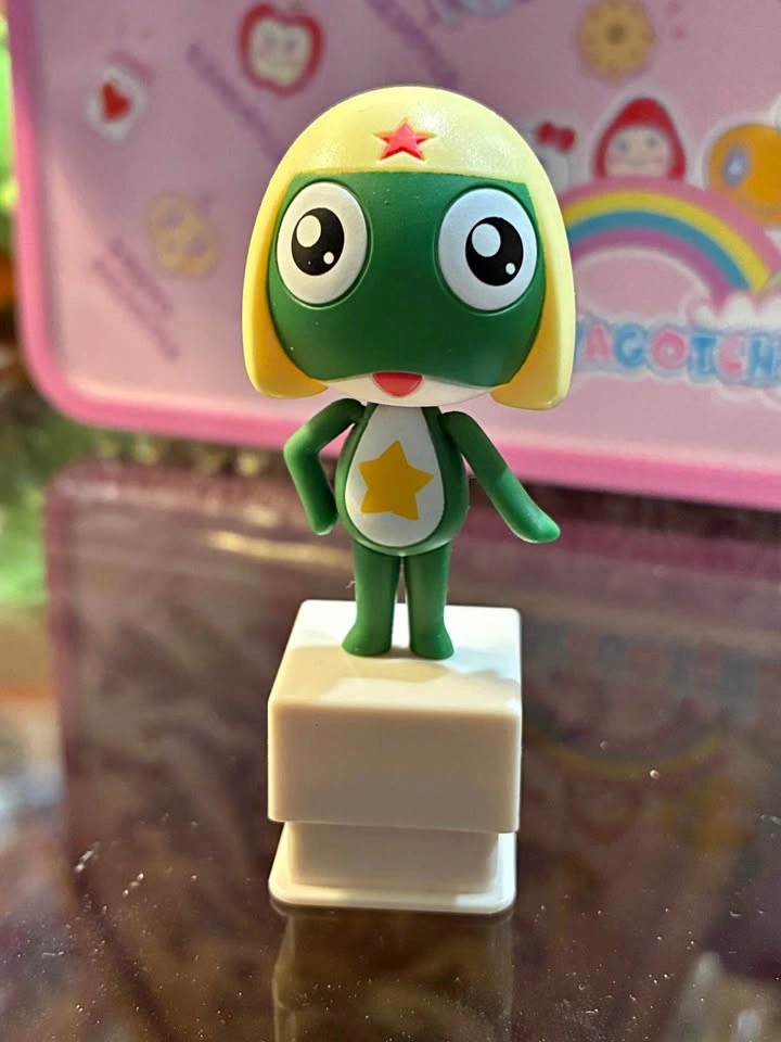 ⚽️ Keroro Gunso Sgt Frog - Vintage Keroro Push Puppet!