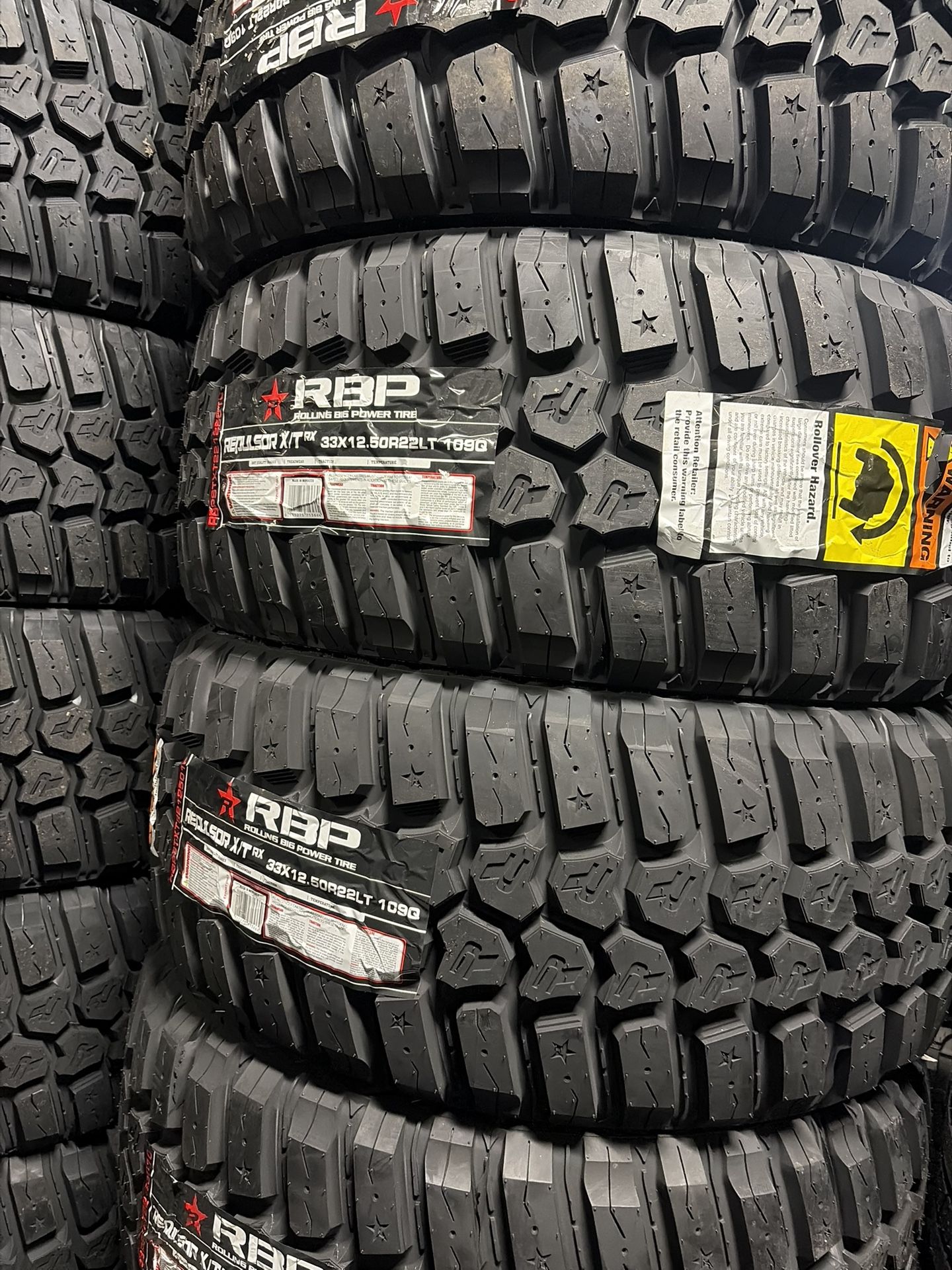 33x12.50/22 RBP XT Tires