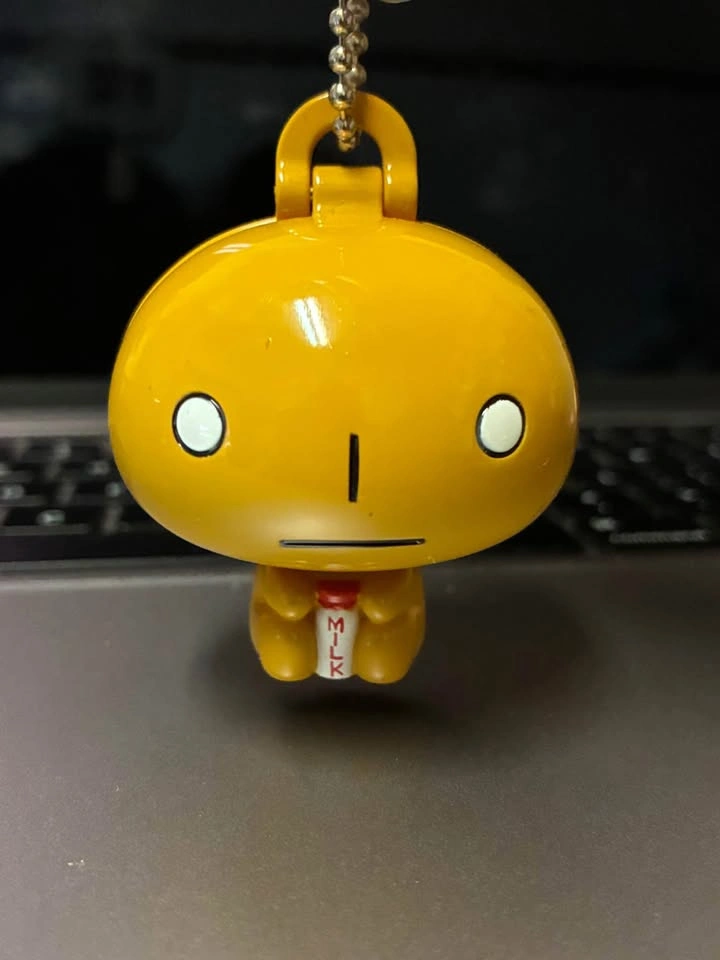 ⚽️ San-X Vintage Big Head Character Pop-out Keychain: Kogepan - photo 3