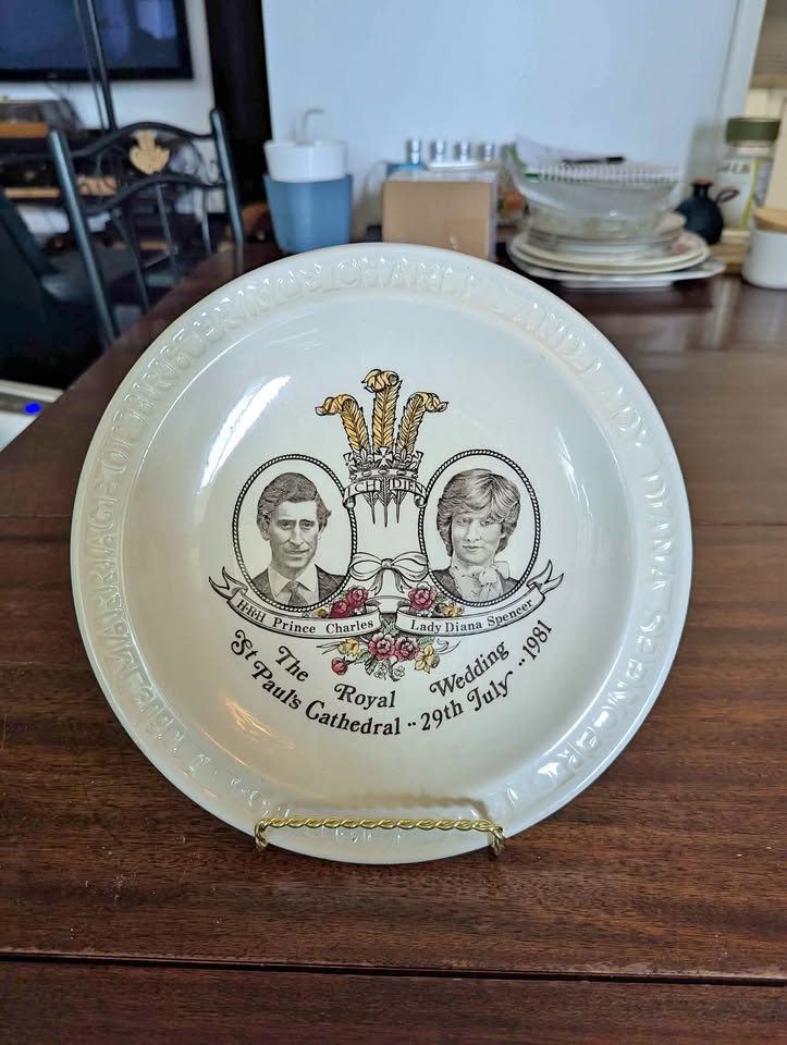 Royal Wedding Plate - Charles & Diana (1981)