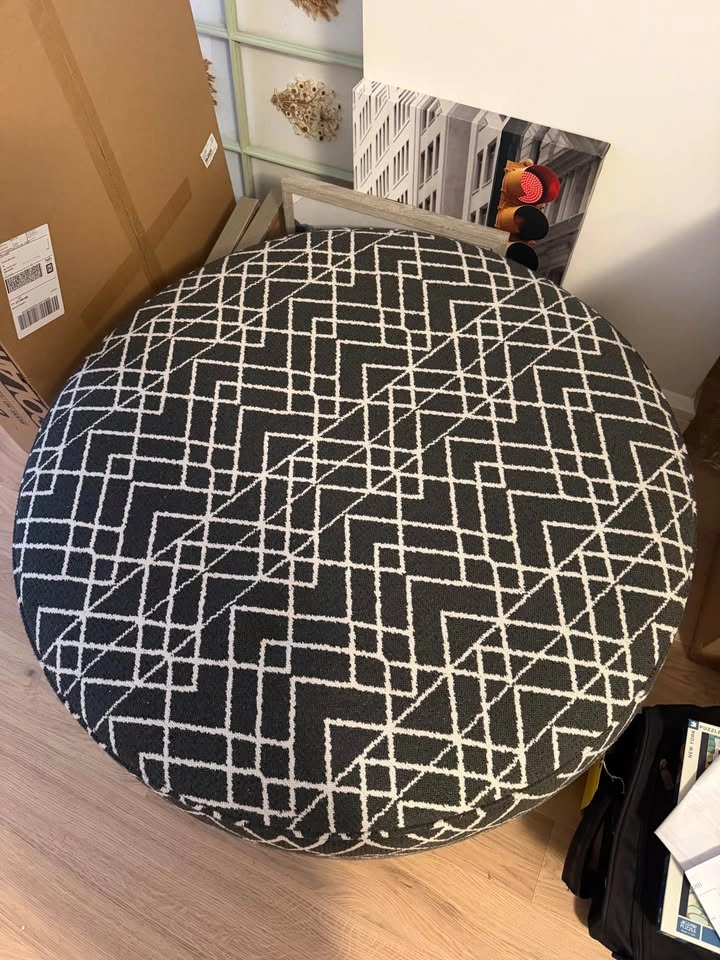 Daine Round Ottoman - photo 3