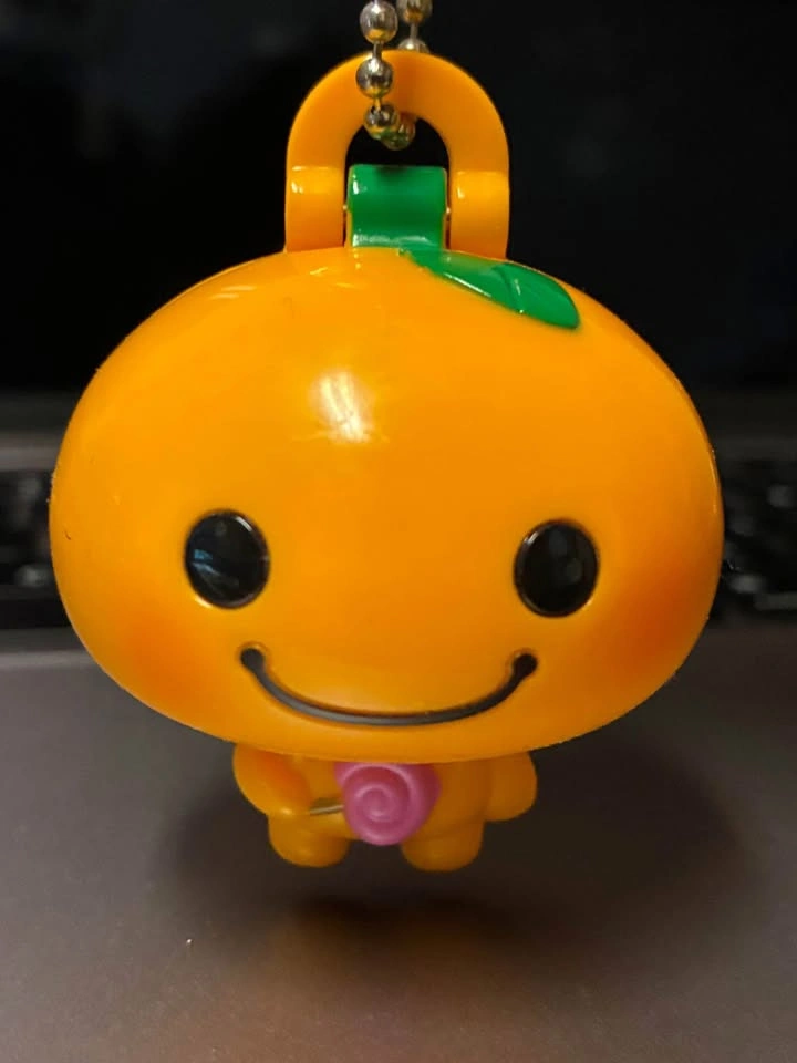 ⚽️ San-X - Vintage Big Head Pop-out Keychain! Mikan Bouya - photo 2