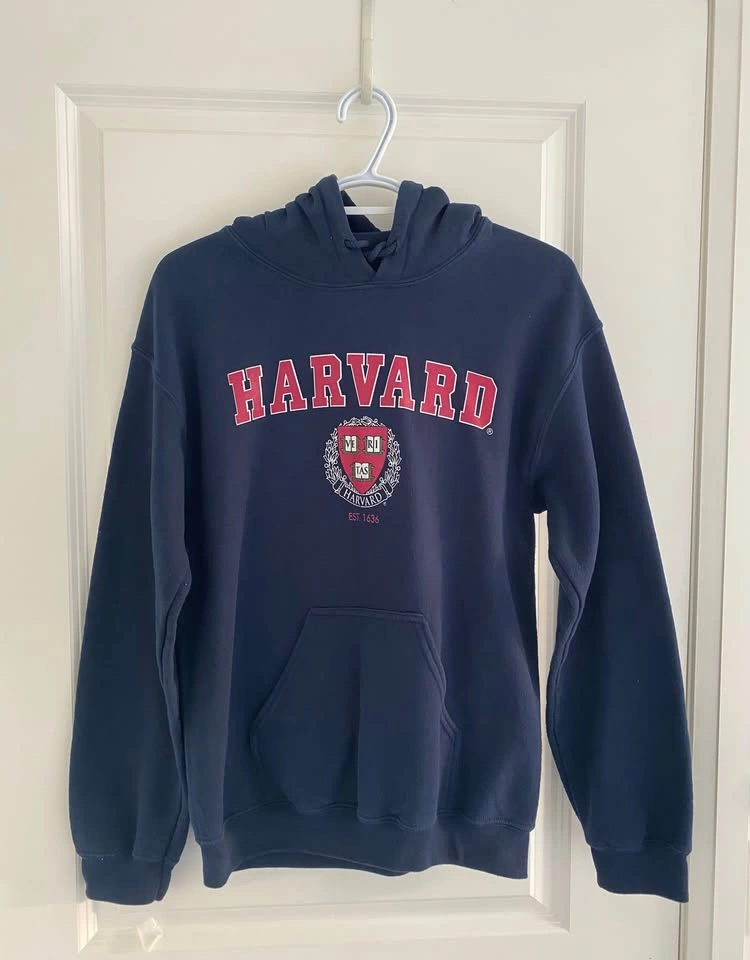 Harvard Navy Blue Hoodie
