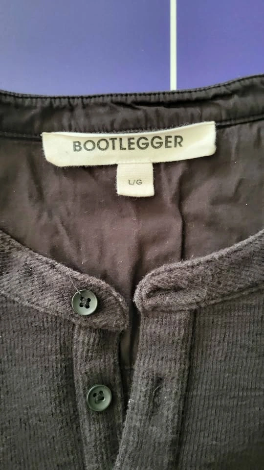 Bootlegger Black Top | Large Long Sleeve - photo 3