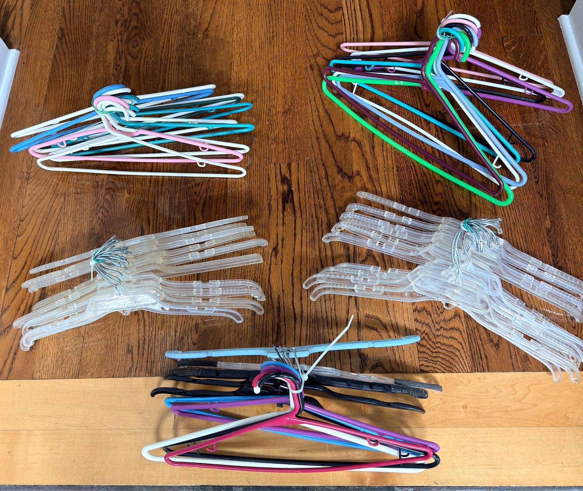 Hangers-Assorted and Colorful Plastic Sturdy-50 Total! - photo 2