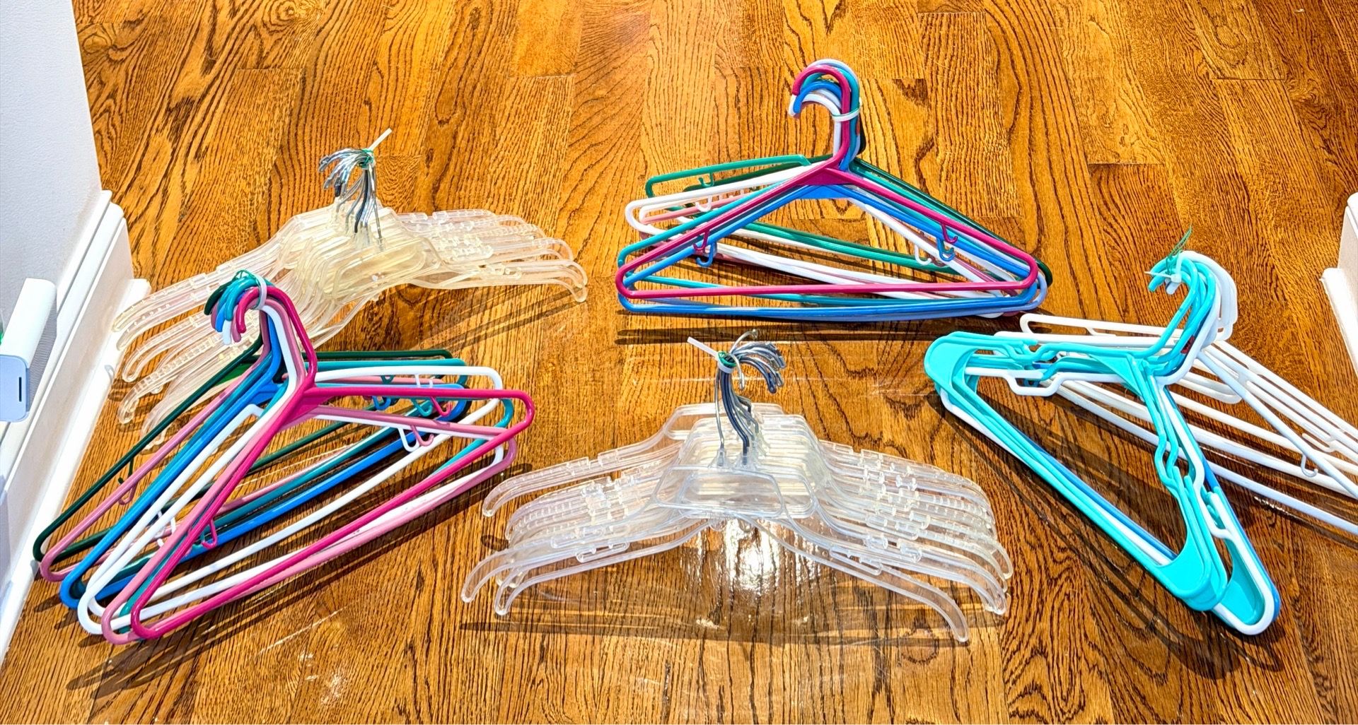 Hangers-Assorted and Colorful Plastic Sturdy-50 Total! - photo 2