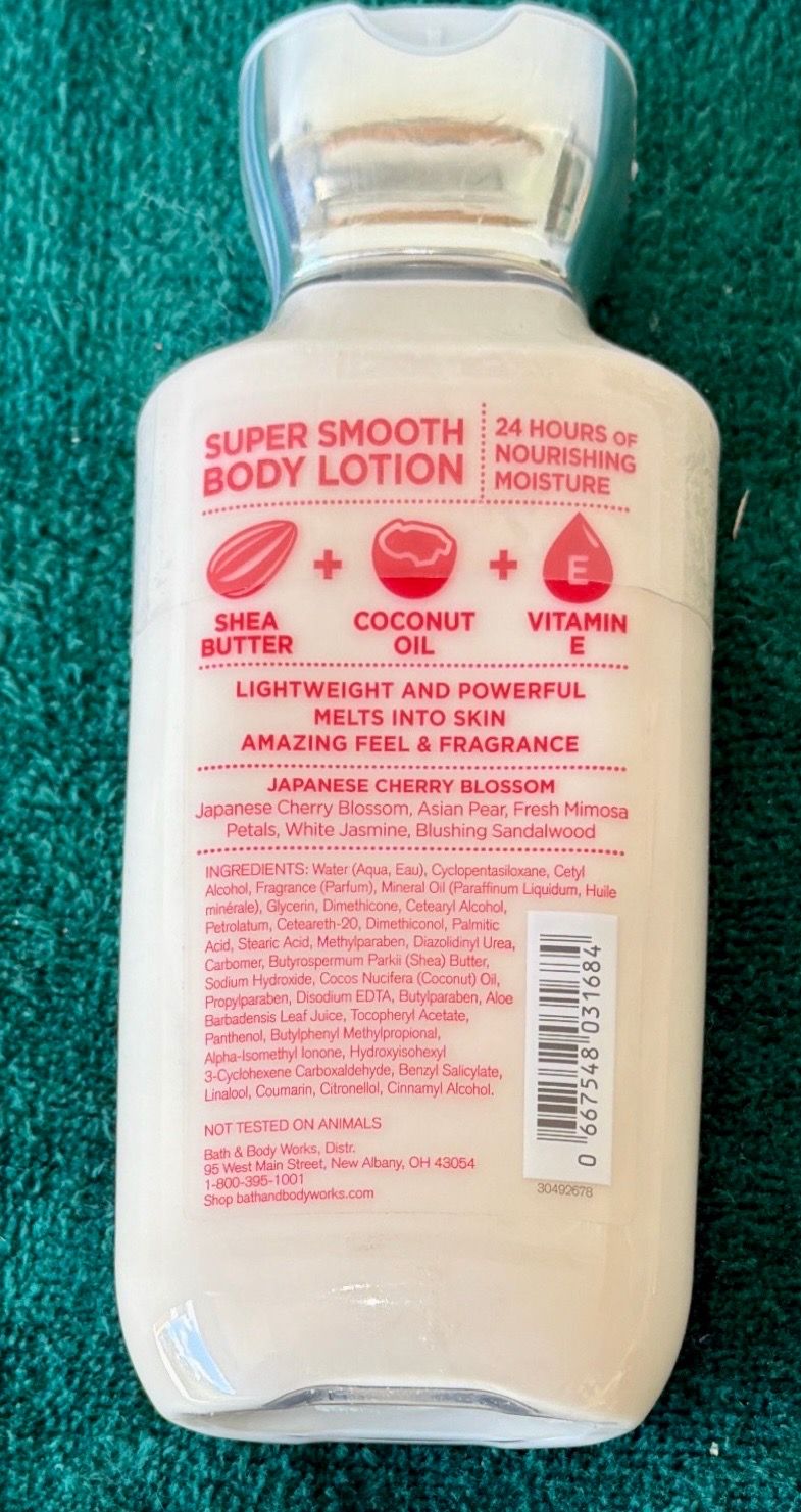 Bath & Body Works Japanese Cherry Blossom Body Lotion-8oz New! - photo 2