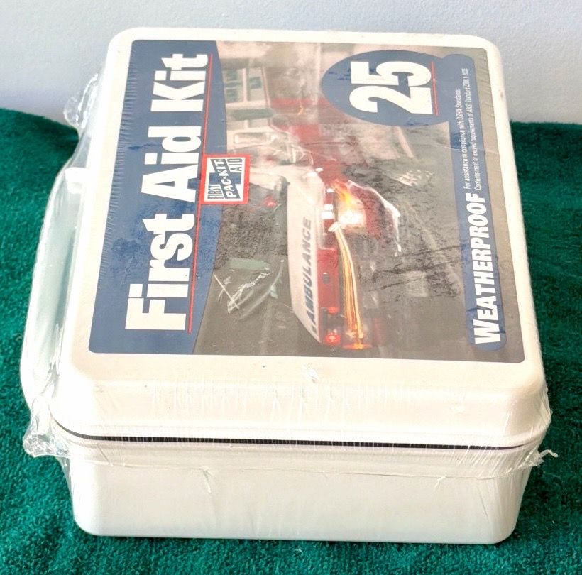 Weatherproof First Aid Kit-25 Person-Sealed-New - photo 3