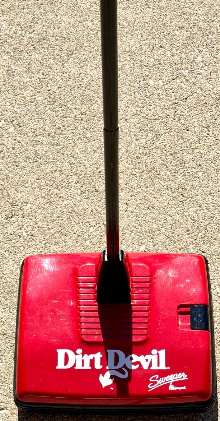 Red Devil Mechanical Floor Sweeper! Used great condition!