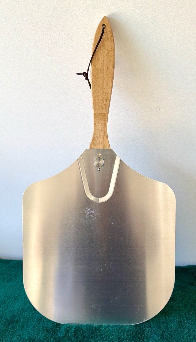 Metal Pizza Paddle 23" x 12" with Wooden Handle - New - photo 2