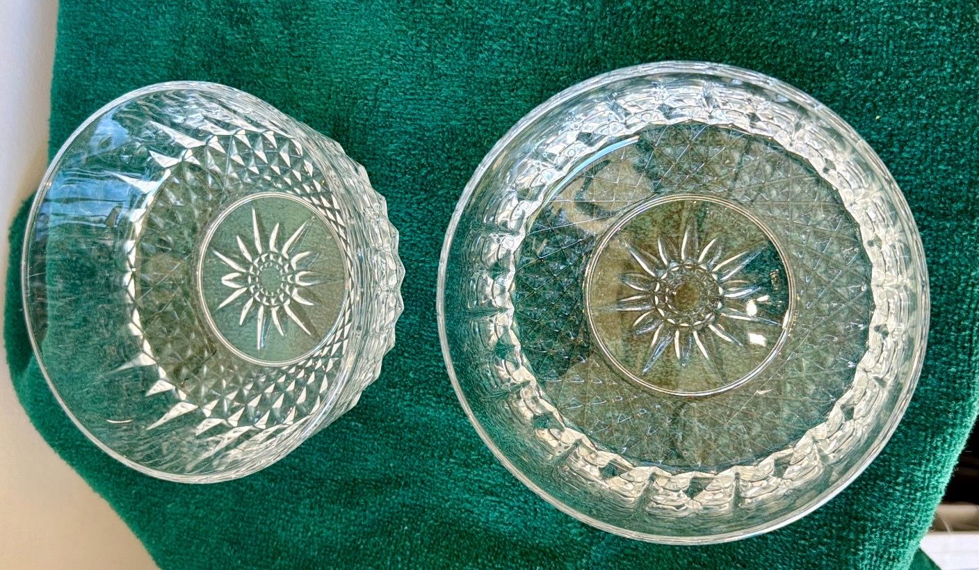 Glass Serving Bowl Set- Arcoroc France-8 Piece Set-Used - photo 3