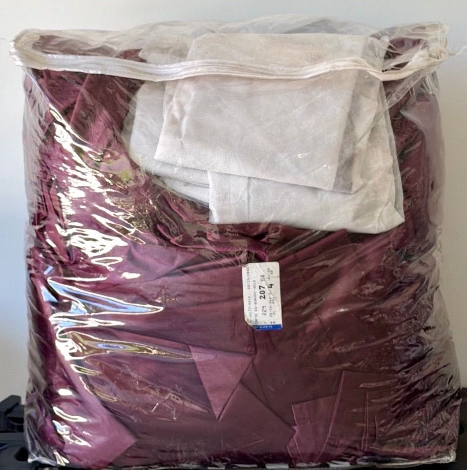 Bed in Bag Comforter Set-King Size-Vintage-Burgundy-8 Piece