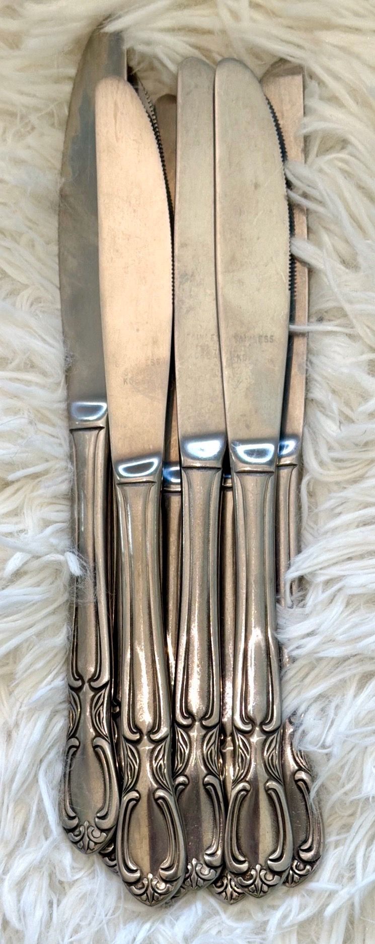 Stainless Steel Flatware Set - 51 Piece Set - Vintage - photo 2