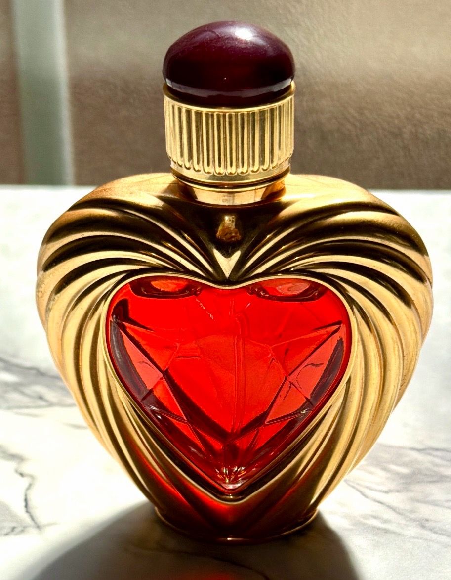 Vintage Victoria's Secret Rapture Cologne 1.7 Oz Heart Bottle