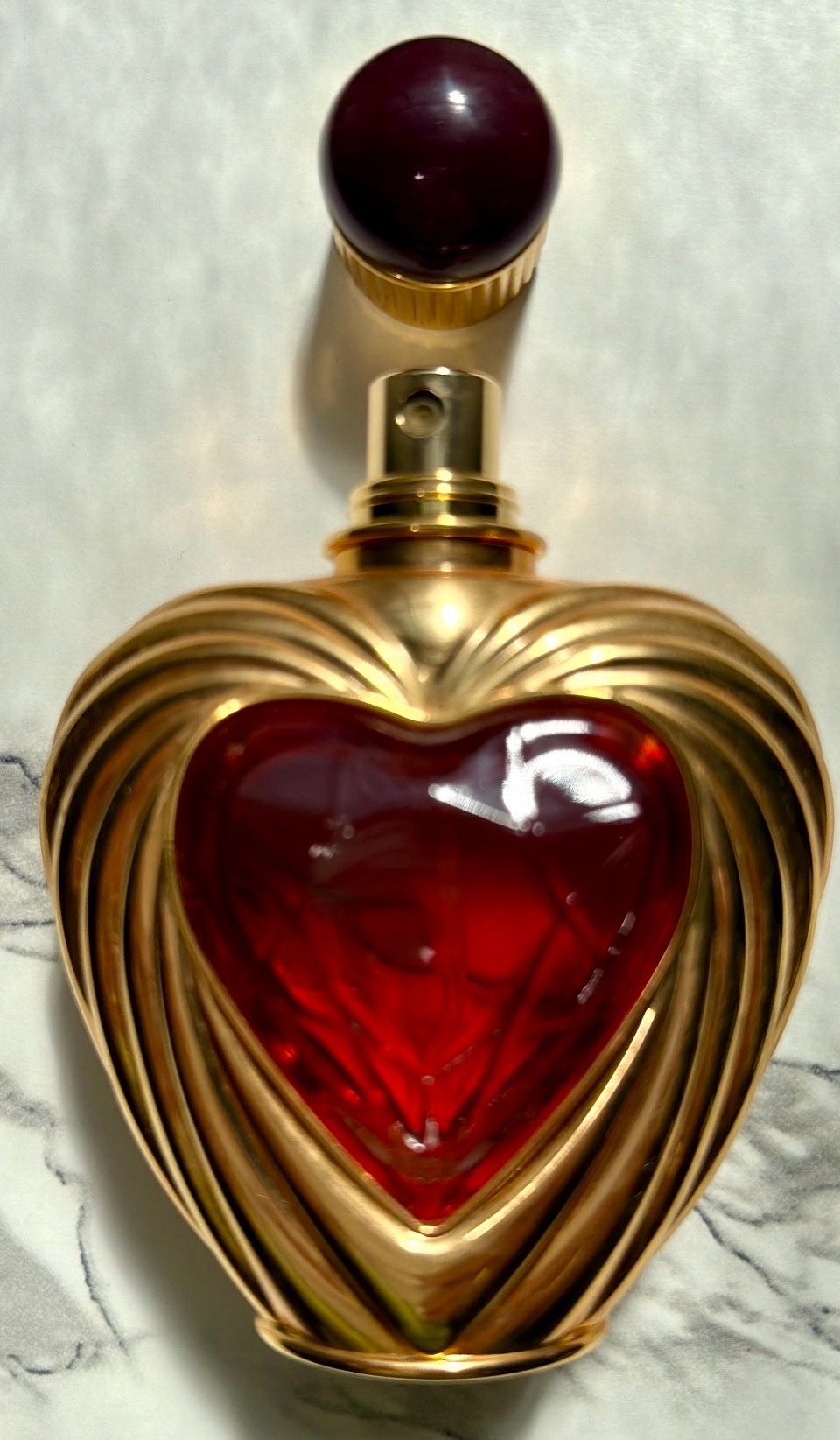 Vintage Victoria's Secret Rapture Cologne 1.7 Oz Heart Bottle - photo 4