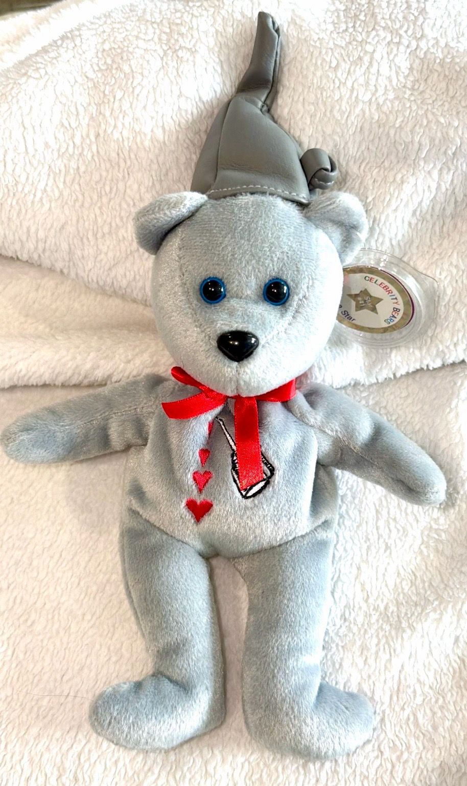 Celebrity Bear The Tin Man Wizard of Oz 12” Beanie Bear #41