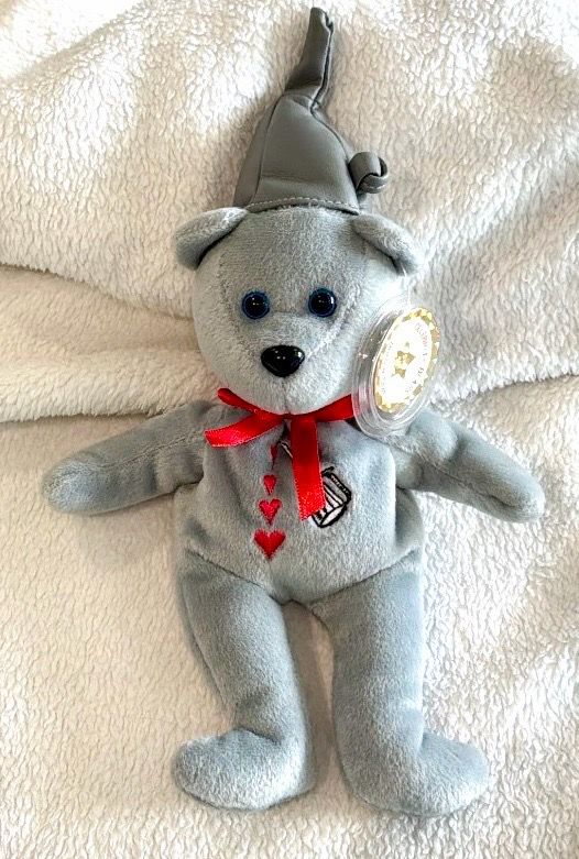 Celebrity Bear The Tin Man Wizard of Oz 12” Beanie Bear #41 - photo 2