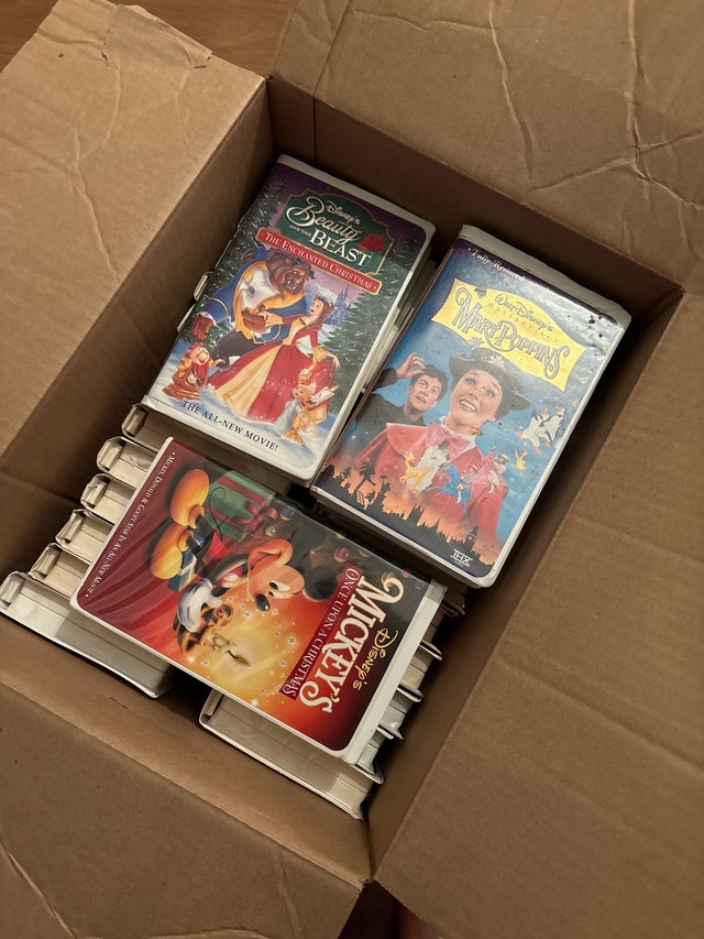 Disney Vintage VCR Tapes