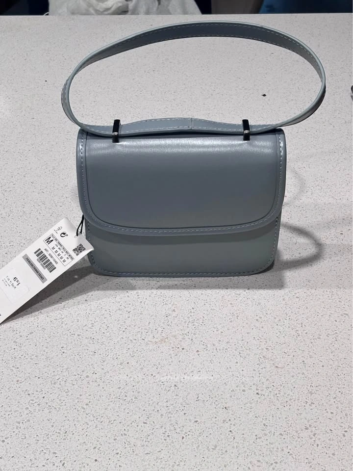 ZARA Light Blue Handbag