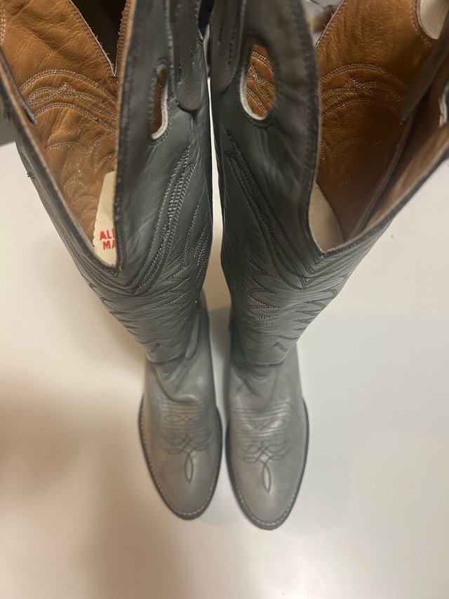 Brand New Alberta Boots Western Stampede Leather Cowboy Boots - photo 3