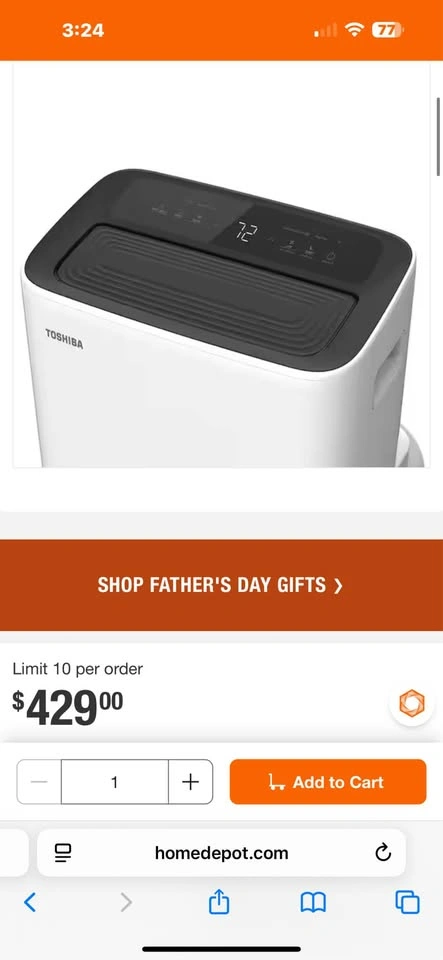 Toshiba portable AC - photo 4