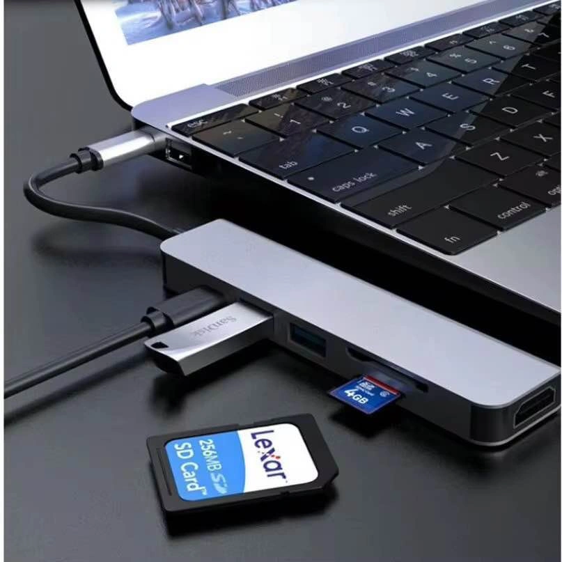 USB-C Multiport Adapter Hub 6 in 1 - photo 3