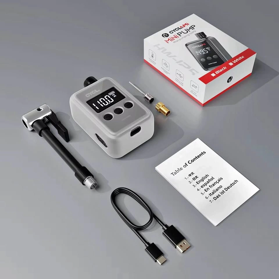 Portable Air Pump 150 Psi, tire inflator, car, bicycle