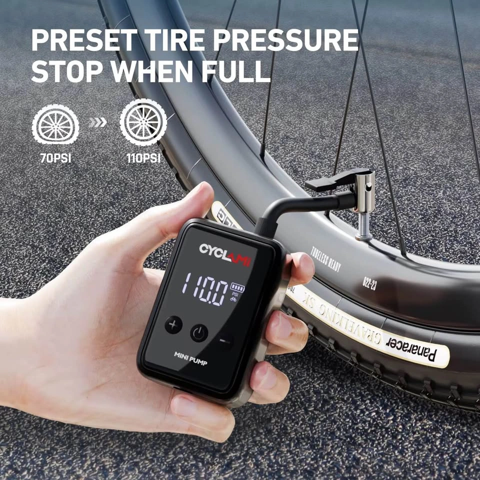 Portable Air Pump 150 Psi, tire inflator, car, bicycle - photo 3