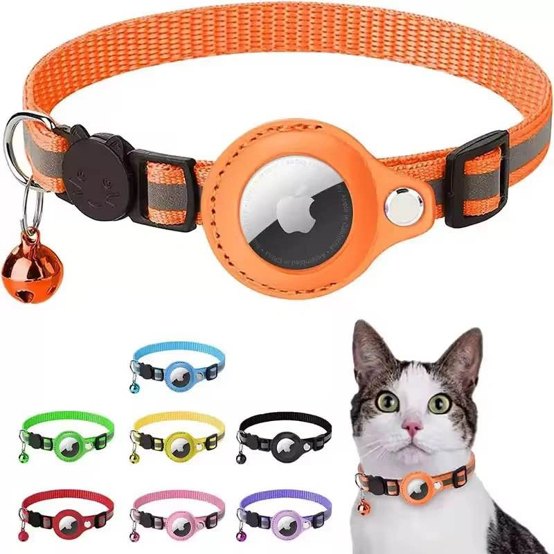 Adjustable Reflective Cat Collar for Apple AirTag - photo 3