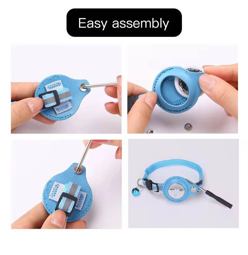 Adjustable Reflective Cat Collar for Apple AirTag - photo 4
