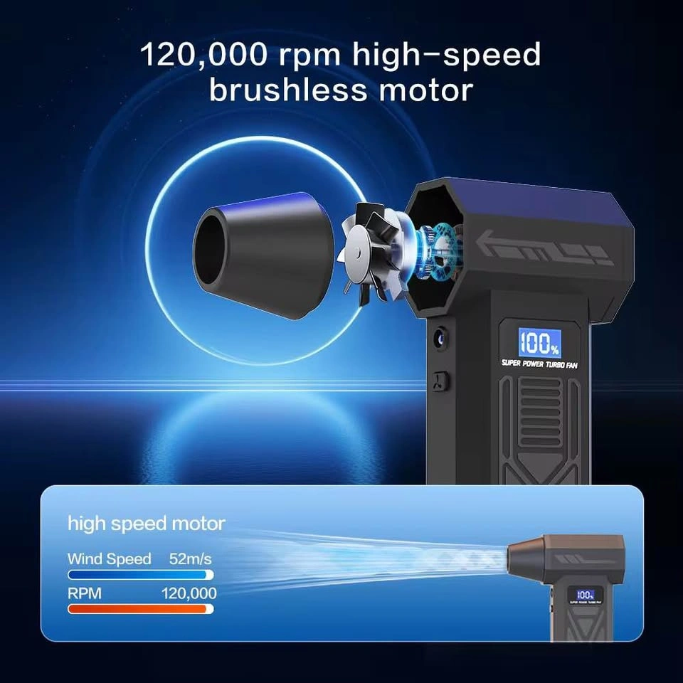 Rechargeable Air Blower/Vacuum for PC and Car Cleaning ⚽ - photo 3