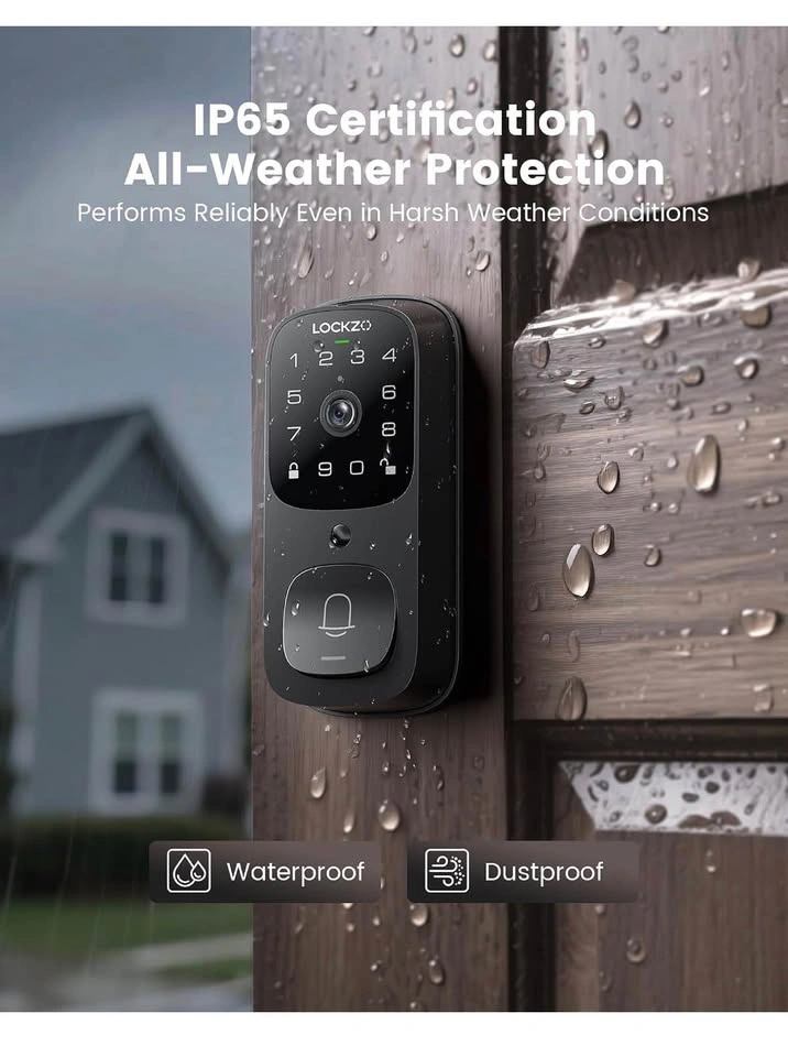 Lockzo AL501 Smart Video Door Lock WiFi Camera Fingerprint - photo 5