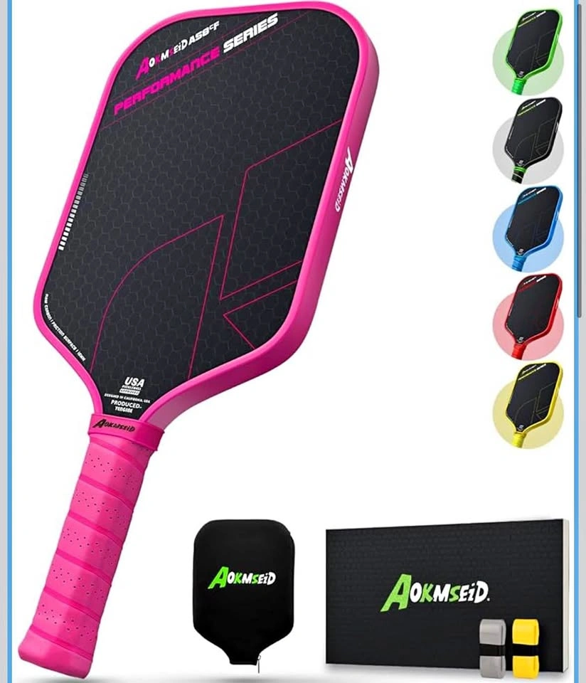 BNIB SEALED AKS Pickleball Paddle Set T700 Carbon Fiber 16mm