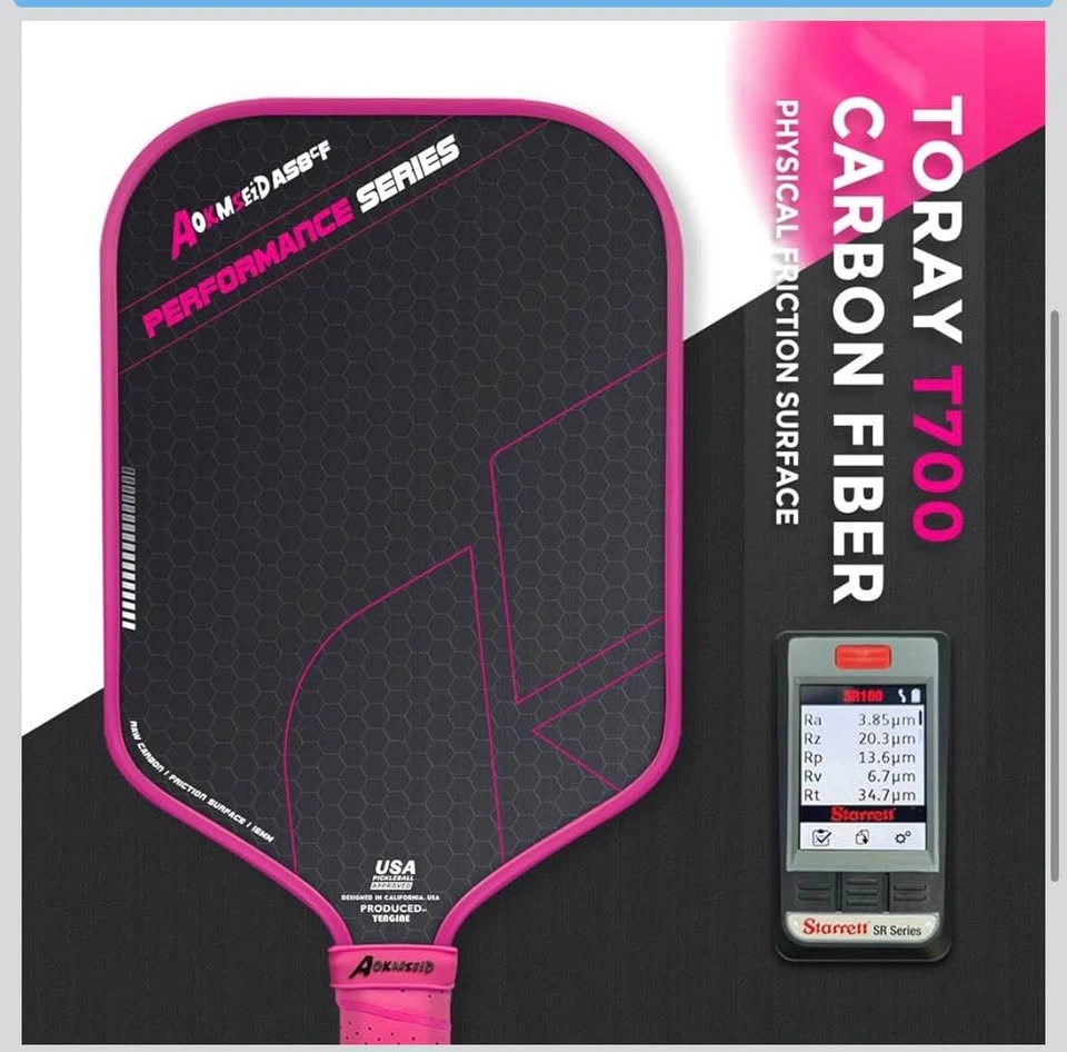 BNIB SEALED AKS Pickleball Paddle Set T700 Carbon Fiber 16mm - photo 2