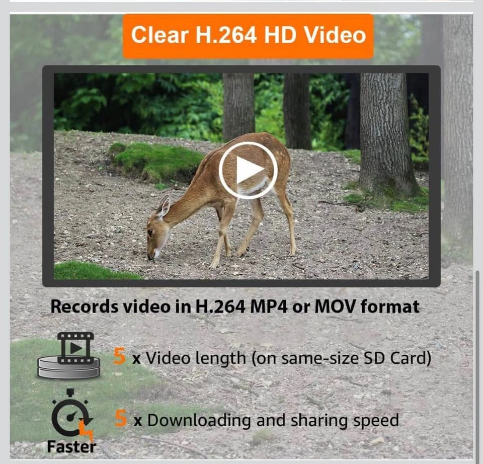 GardePro A3S Trail Camera (64MP, 1296P, 0.1s Trigger) - photo 4