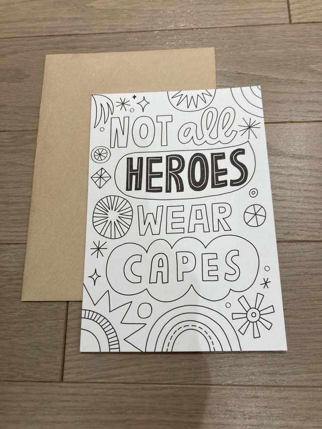 ⚽️Hallmark Crayola thank you Greeting Card