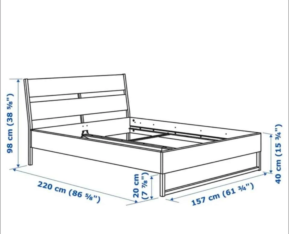 IKEA Trysil Queen Bed Slatted Base - photo 2