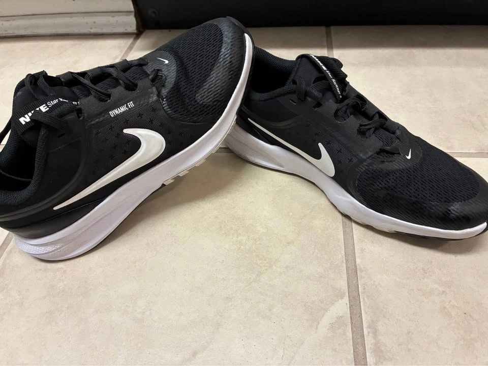 NIKE Star Runner 5 shoes black white running shoe - photo 4