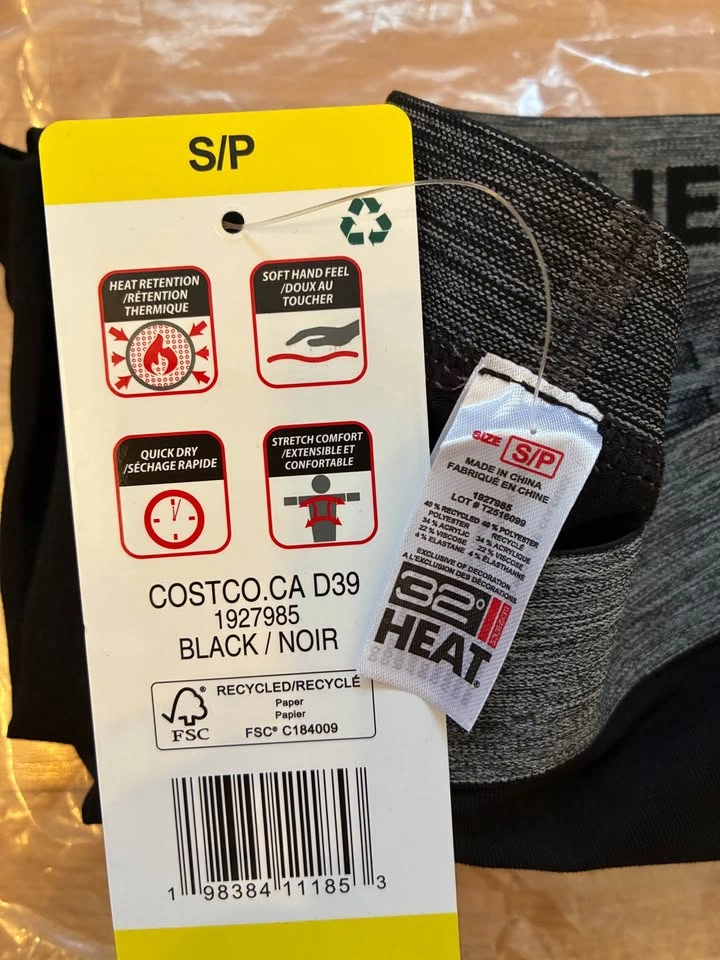 NEW Men’s thermal base layer bottoms small - photo 2
