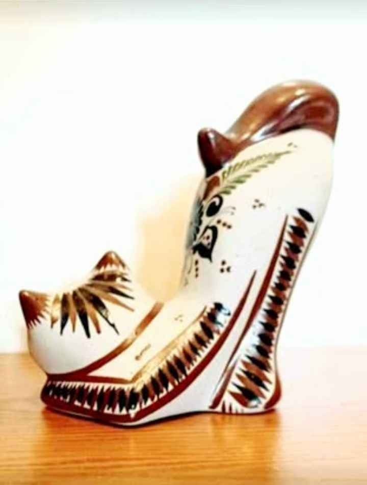 Unique Signed Hand Crafted Tonala Cat - photo 5