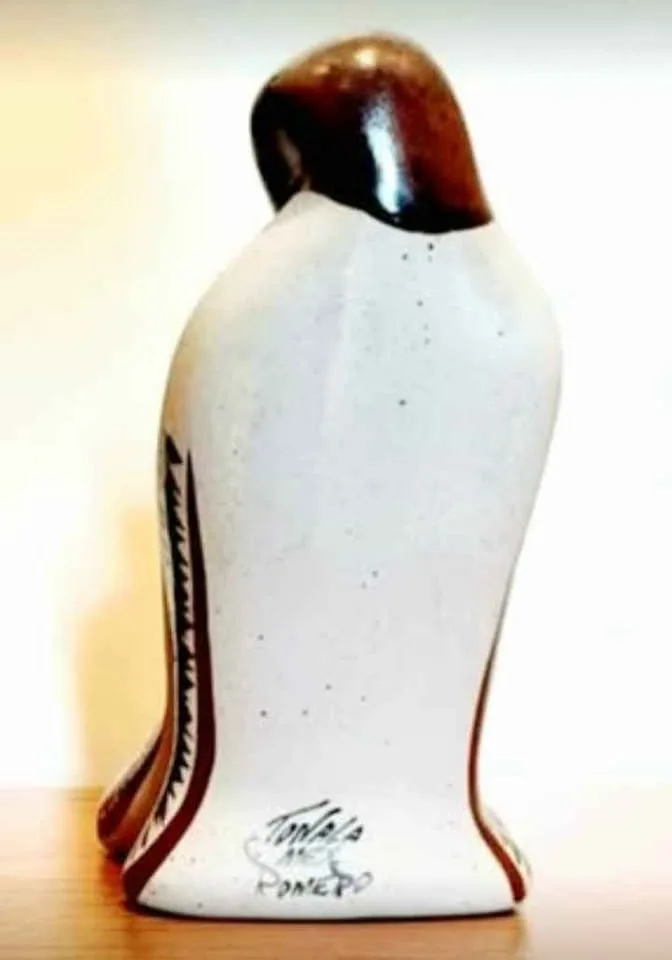 Rare Vtg Signed Hand Crafted Tonala Cat image indicator(6)