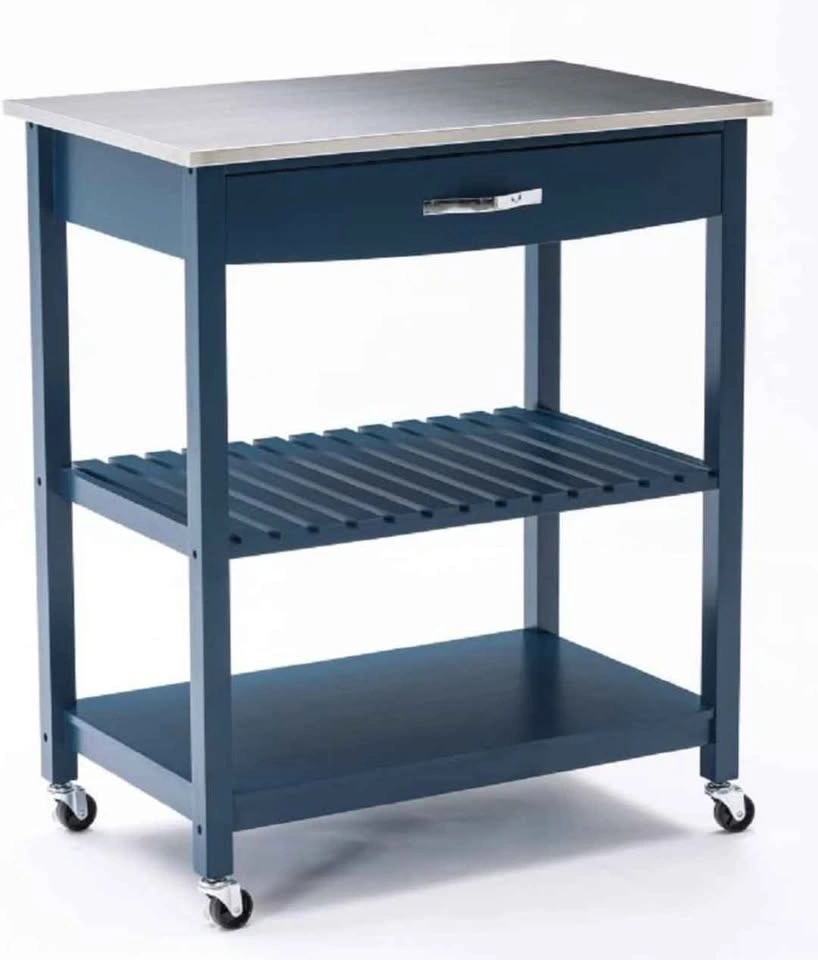 Holland Blue Kitchen Cart Island - photo 3