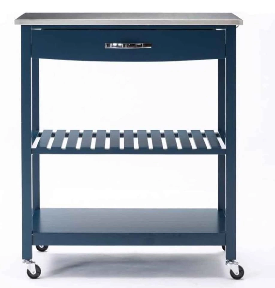 Holland Blue Kitchen Cart Island - photo 4